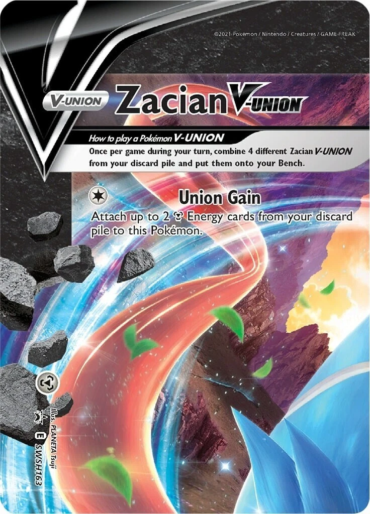 Zacian V-Union Pokémon TCG Cards for sale | eBay