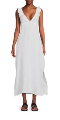 magaschoni cotton gauze dress Magaschoni Dress Womens S Tangerine