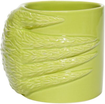 Dr. Seuss How The Grinch Stole Christmas Grinch Sculpted Hand 18 oz Ceramic Mug