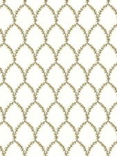 Rifle Paper Co RI5176 Laurel Gold White Wallpaper