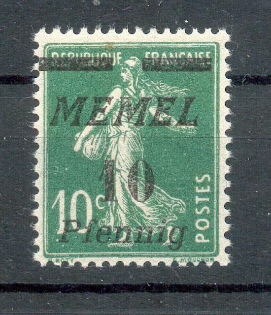 Memel 54BI ABART** MNH POSTFRISCH (E5181