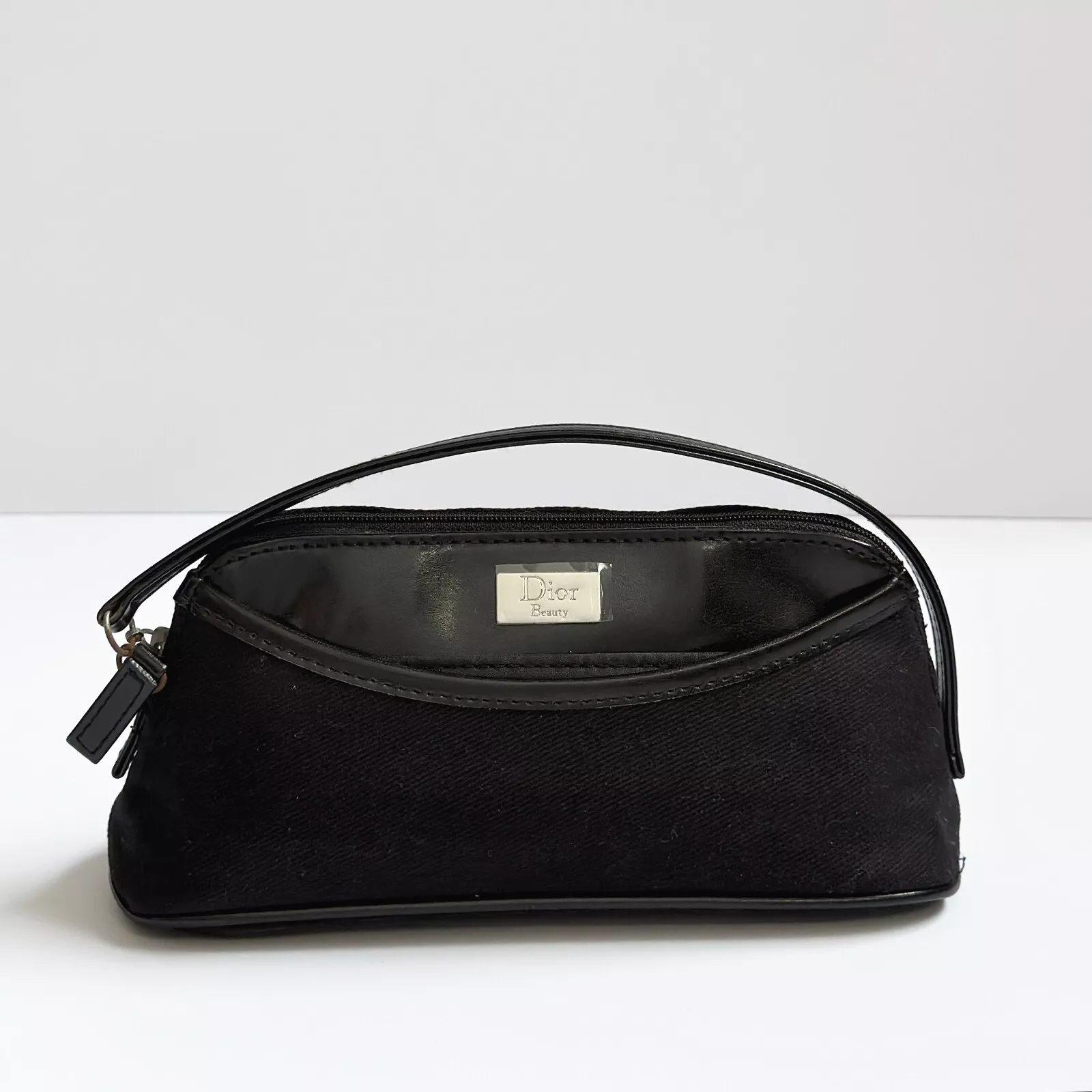 Mini sac authentique vintage Christian Dior parfums / beauté en noir