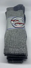 Polar Xtreme Wool Blend Heavy Duty Cushioned Mid Calf Thermal Socks Men 3 Pairs