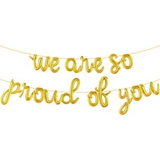 KatchOn We Are So Proud of You Balloons - 16 Inch | Gold We Are So Proud of Y...