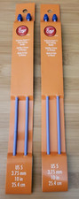 2 Packs Boye Perfection Points Plastic Knitting Needles US 5 3.75mm 10" 25.4cm