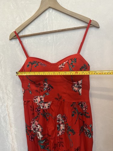 Band of Gypsies Floral Cottagecore Midi Dress Size L Ruffle Feminine Coquette - Picture 13 of 18