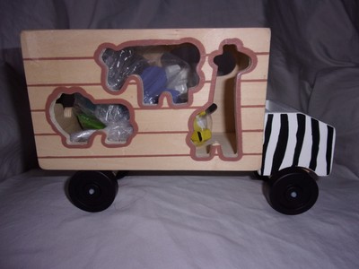 melissa and doug animal rescue shape sorting truck