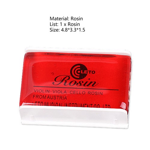 for Leto Erhu Rosin Natural Ingredients Increase Friction Rectangle Violin - Zdjęcie 7 z 11