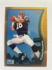 PEYTON MANNING ROOKIE CARD TOPPS CHROME #165 ORIGINAL! 1998 RC. rookie card picture