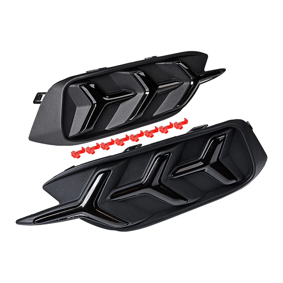 2X Luz de giro reflectora de parachoques trasero LED para Honda Civic 2016-2021 Foto 3 de 4