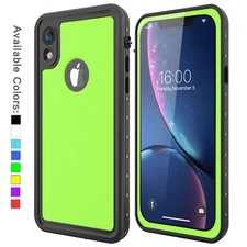 Waterproof Case For iPhone XR Xs Max Full Shockproof Cover w/ Screen Protector