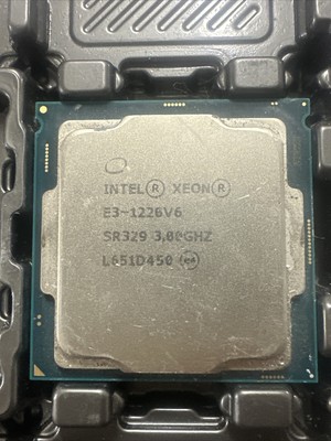 Intel Xeon E3-1220V6 E3-1220V6 SR329 3.0GHz quad-core 72W LGA1151 CPU processor