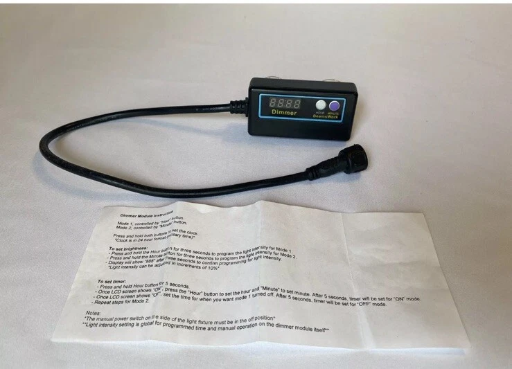 Módulo temporizador atenuador LED para luz de acuario Beamswork, usado en excelente estado. Foto 3 de 4