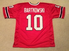UNSIGNED CUSTOM Sewn Stitched Steve Bartkowski Red Jersey - M, L, XL, 2XL
