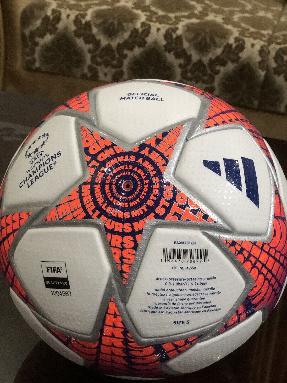 adidas Introduces Official Match Balls of 2023/24 UEFA Champions League and  UEFA Women's Champions League