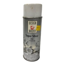 Design Master Spray Paint 12 Ounce Can Preowned Super Silver 732 Colortool