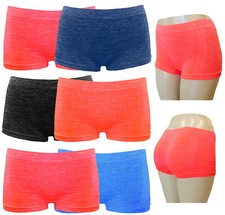 6 pieces boyshorts One size Panties SEAMLESS Boxer Shorts women undewear