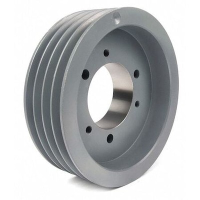 Zoro Select 5V494 1/2 In To 1-15/16 In Quick Detachable Bushed Bore 4 Groove