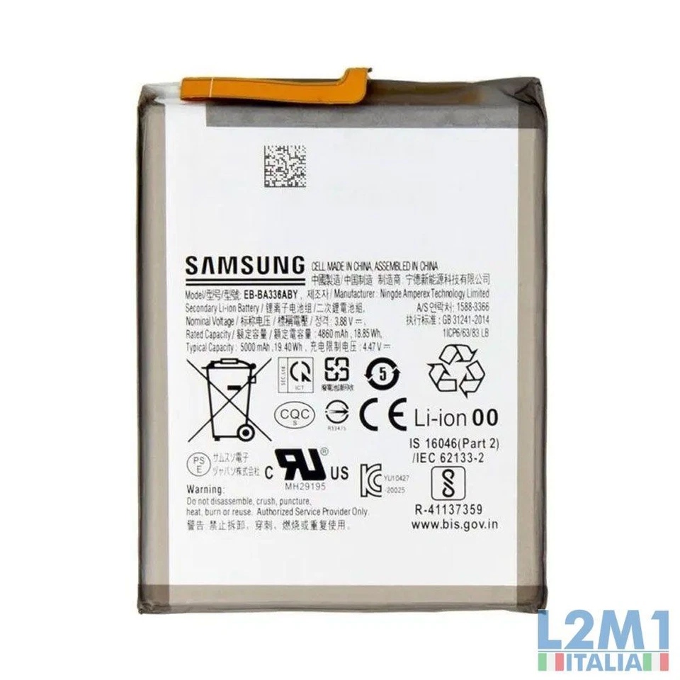 L2M1 Batteria EB-BA336ABY per Samsung Galaxy A53 5G SM-A536 SM-A536B SM-A536B/DS