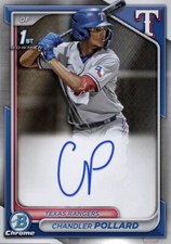 2024 Topps Bowman Auto Chrome Prospect Signature CHANDLER POLLARD Digital