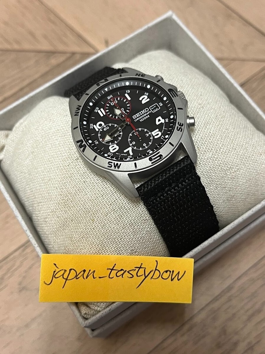 Seiko SND399 SND399P Chronograph Genuine Watch JAPAN | eBay