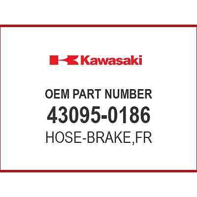 Kawasaki HOSE-BRAKE,FR 43095-0186 OEM NEW | eBay Kawasaki HOSE-BRAKE,FR 43095-0186 OEM NEW | eBay