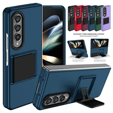 For Samsung Galaxy Z Fold 4 Fold 3 5G Shockproof Case Slim Fold Stand Hard Cover