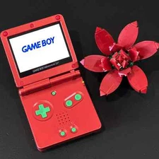 Nintendo Game Boy Advance SP GBA SP System IPS LCD Backlit RED