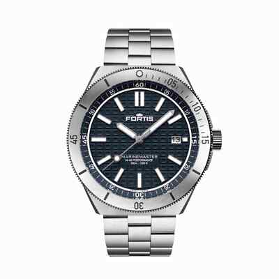 Fortis Marinemaster M-40 gravity black F.812.0027 Automatik auf block bracelet