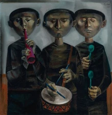 Enrique Grau  Art Poster or Rolled Canvas Print "UNTITLED"