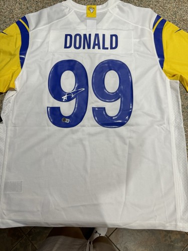 Aaron Donald Signed Nike Vapor Los Angeles Rams Jersey BECKETT BAS