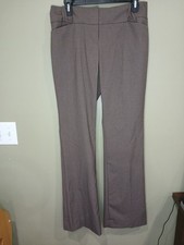 The Limited Collection Cassidy Fit 6 Regular Brown Pants Pockets Straight Leg