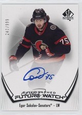 2021-22 SP Authentic Auto Future Watch /999 Egor Sokolov #178 Auto 0yy0