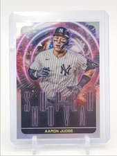 AARON JUDGE 2025 TOPPS COSMIC CHROME SUPERNOVA YANKEES SSP BENT Q1300