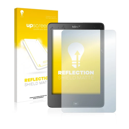 upscreen Anti Glare Screen Protector for Tolino Epos Reflection Shield Matte