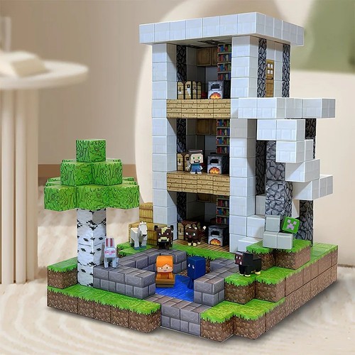 Magnetic Blocks Building Set – Creative Construction Toys for Kids - Foto 2 di 6