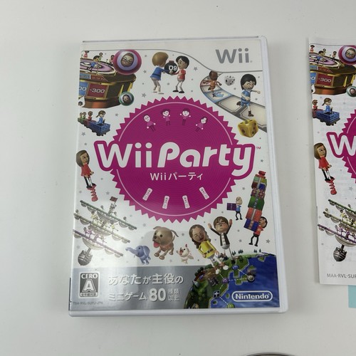 Wii Party Nintendo Wii Japanese Game NTSC-J Complete with Manual Region Locked - Picture 2 of 8