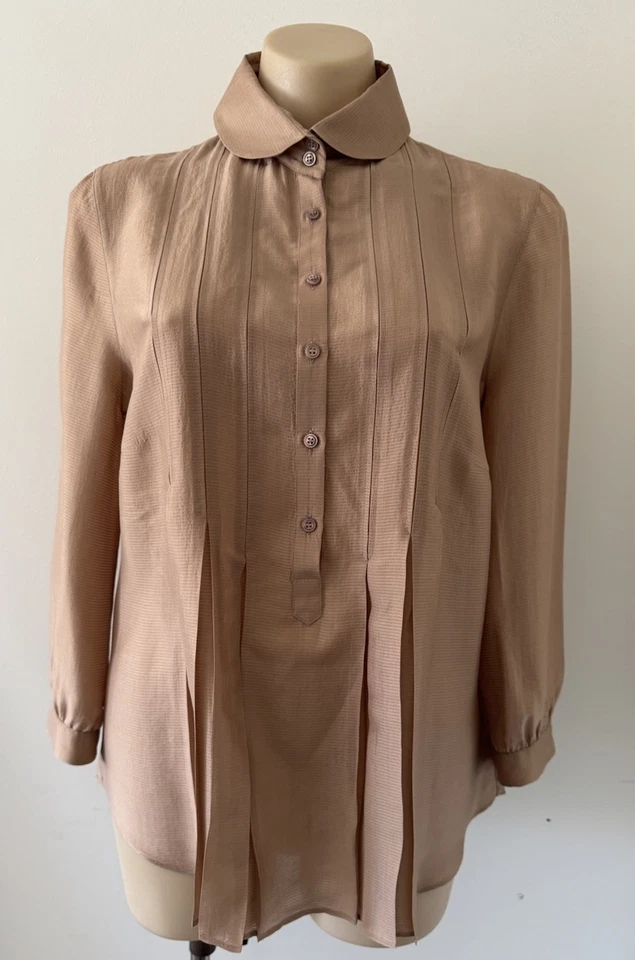 AKRIS Silk Blouse Size US 10/AUS 14