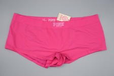 Victoria  s Secret PINK Boyshort Panty Hot Pink Nylon Spandex L