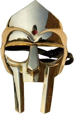 MF DOOM Inspired Gladiator Helmet Mask | Hand Forged Face Armor Mad Villain Gift - image 1 of 4
