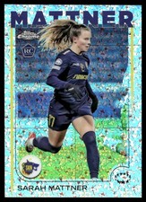 2024-25 Topps Chrome UEFA Women's #95 Sarah Mattner Mini-Diamond