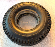 Vintage Firestone Glass Tractor Tire Ashtray ...
