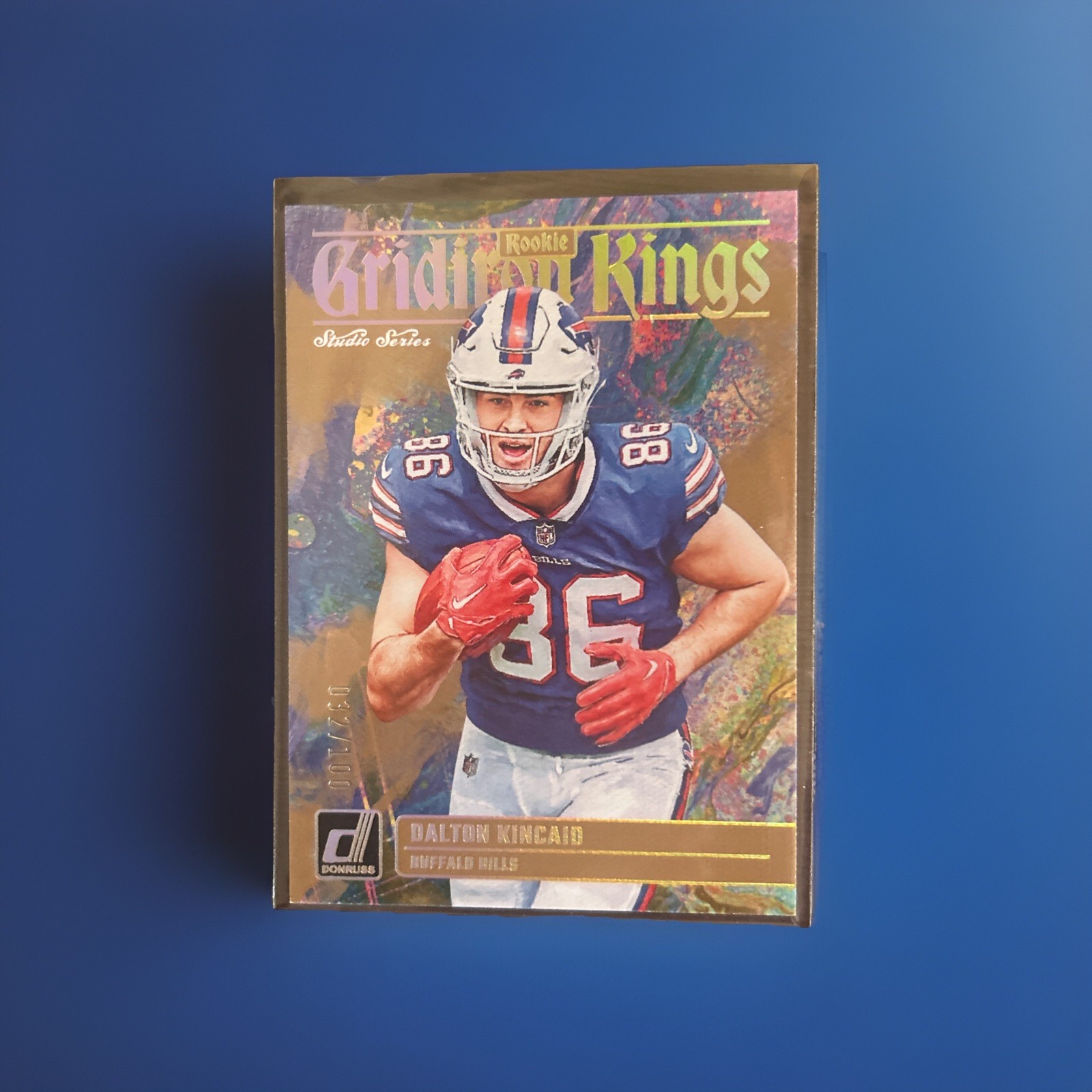 2023 Panini Donruss - Rookie Gridiron Kings Dalton Kincaid Studio Series /100 🔥