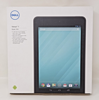 New Dell Venue 7 Tablet   Model 3730   7'' IPS HD Display