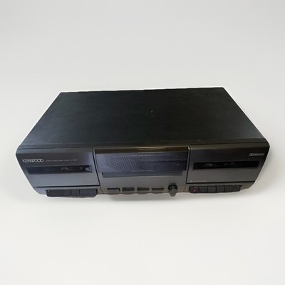 KENWOOD Double Cassette Tape Deck CT-201 Dual Audio Player Dolby Stereo Tested