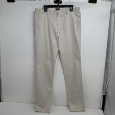 NWT HUGO BOSS Clive Slim Fit Stretch Chino Pants 36R X 33.5 Khaki Slacks