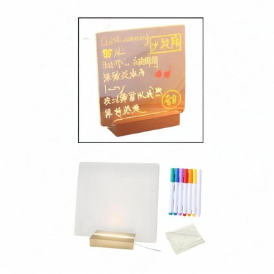Acryl Display Planer Board handgeschriebenes Meldungstablette für Tea Room
