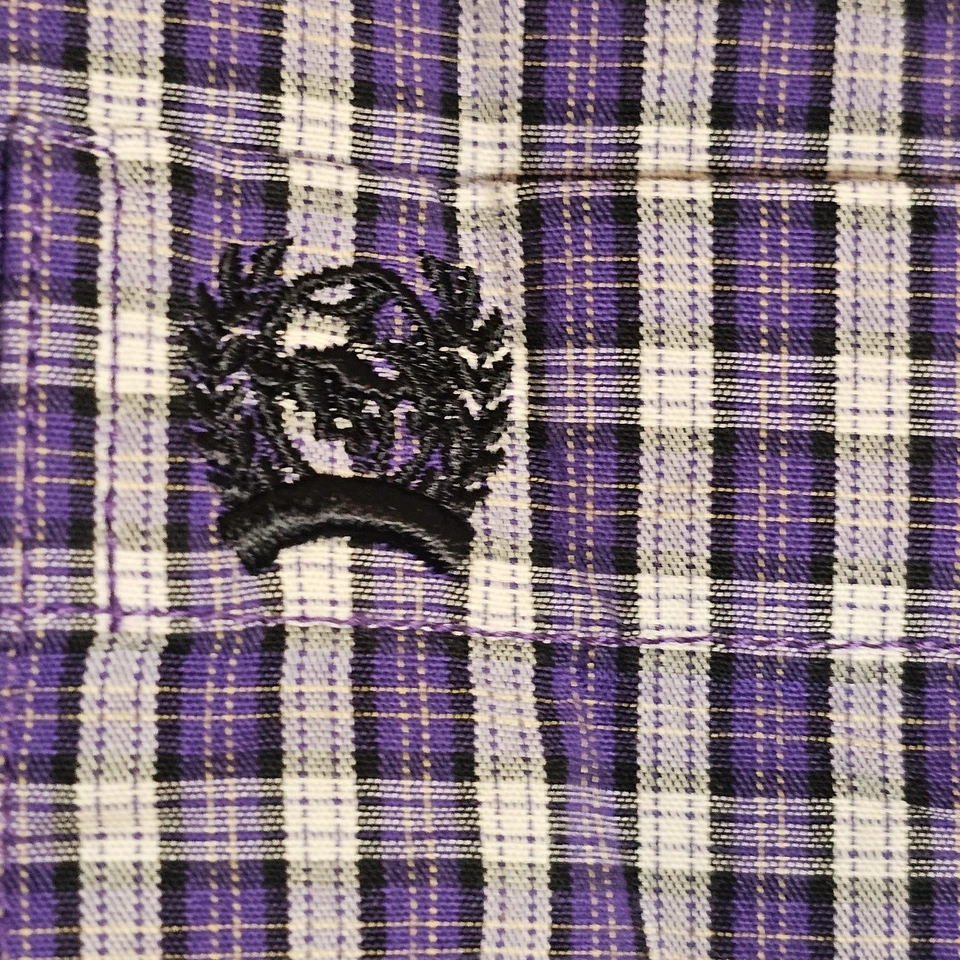 Cinch Shirt Boys Medium Plaid Button Down Western Rodeo Cowboy Long Sleeve - Imagem 3 de 4