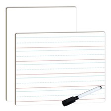 Dry Erase Lined Whiteboard for Kids, White Board with Lines for Writing, Hand...