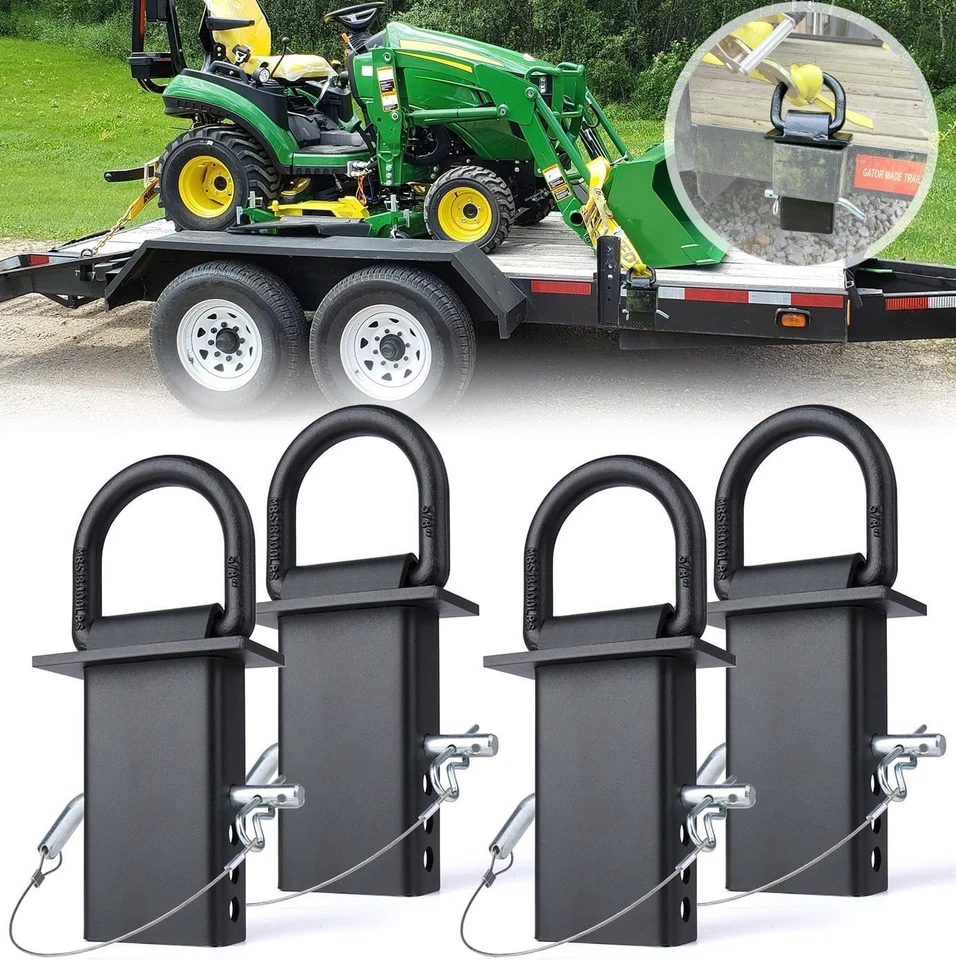 Versatile 5/8" Trailer Stake D Rings | 18,000 lbs Capacity - Image 3 of 4